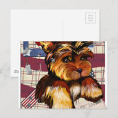 ヨーキープー ポストカード (正面/裏面)