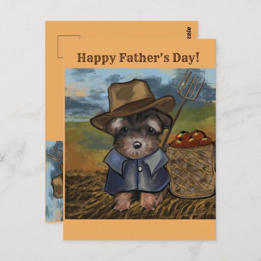 ヨーキープー ポストカード (正面/裏面)