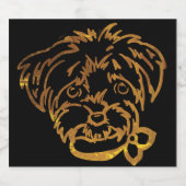 ヨーキープー リキュールボトルラベル (シングルラベル)