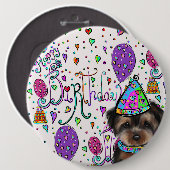 ヨーキープー 缶バッジ (正面&裏面)