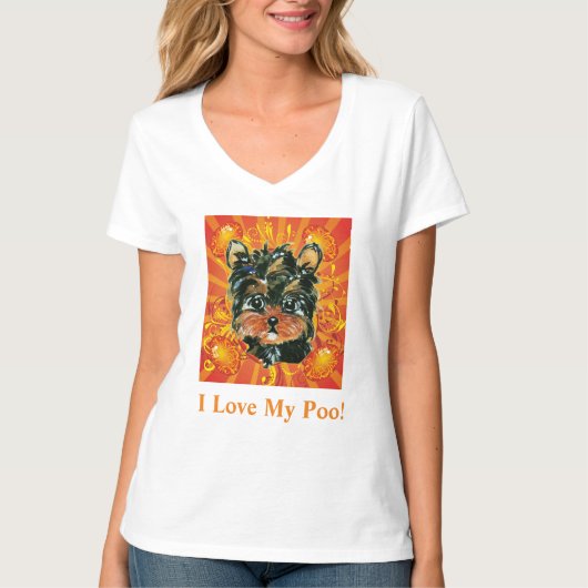 ヨーキープー Tシャツ (正面)