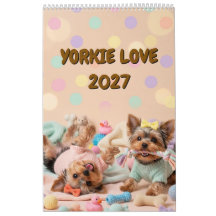 ヨーキーラブ 2027年カレンダー