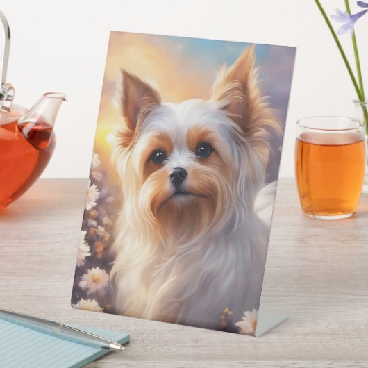 ヨーキー – ペデスタルサイン 台座サイン (インサイチュ)