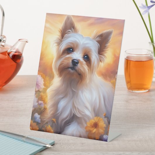 ヨーキー – ペデスタルサイン 台座サイン (インサイチュ)