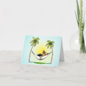 ヨーキ島のプリンセス フリースタイルアート ありがとうございます サンキューカード (正面)