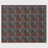 ヨーキ― ラッピングペーパー (フラット)