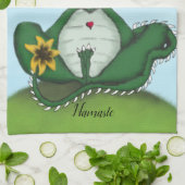 ヨーギおもしろいドラゴン絵画ズ キッチンタオル (折り畳み)