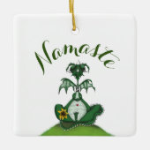 ヨーギおもしろいドラゴン絵画ズ セラミックオーナメント (正面)