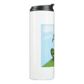 ヨーギおもしろいドラゴン絵画ズ タンブラー (回転左)