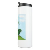 ヨーギおもしろいドラゴン絵画ズ タンブラー (回転右)