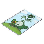 ヨーギおもしろいドラゴン絵画ズ ノートブック (左側)