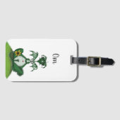 ヨーギおもしろいドラゴン絵画ズ ラゲッジタグ (正面横)