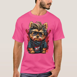 ヨークおもしろいシャーテリアキュートラッパーヒップホップRb Tシャツ