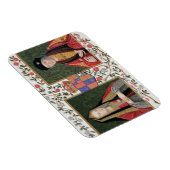 ヨークのエリザベスのダブルポートレート（1465年～1503年）a マグネット (右側)