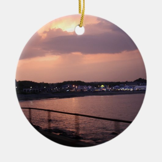 ヨークのビーチのオーナメント セラミックオーナメント (正面)