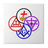 ヨークの儀式の風車 タイル (正面)