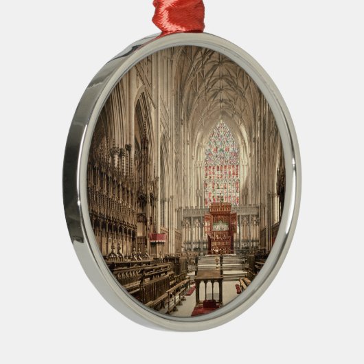 ヨークの牧師、ヨーク、ヨークシャ、イギリス メタルオーナメント (右)