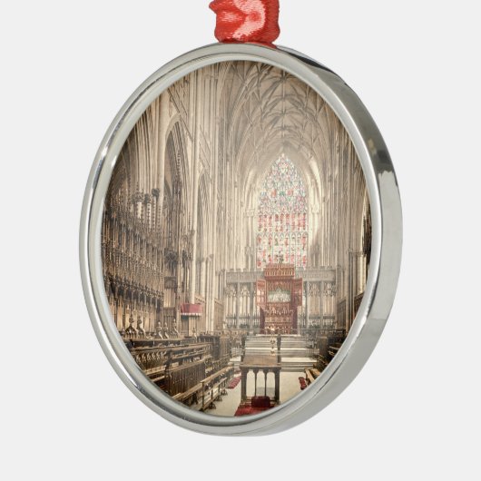 ヨークの牧師、ヨーク、ヨークシャ、イギリス メタルオーナメント (左)