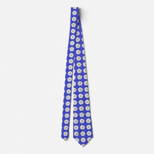 ヨークの白いバラ ネクタイ (裏面)