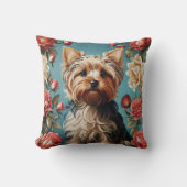 ヨークエレガントシャーテリアポートレートバラガーデン クッション (正面)