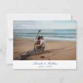 ヨークエレガントメーンデスティネーションウェディング セーブザデート (裏面)