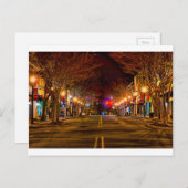 ヨークサウスカロリナホワイトバラシティクリスマスライト シーズンポストカード (正面/裏面)