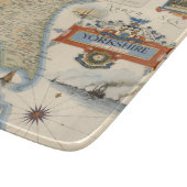 ヨークシャの地図: 東の乗馬 カッティングボード (角)