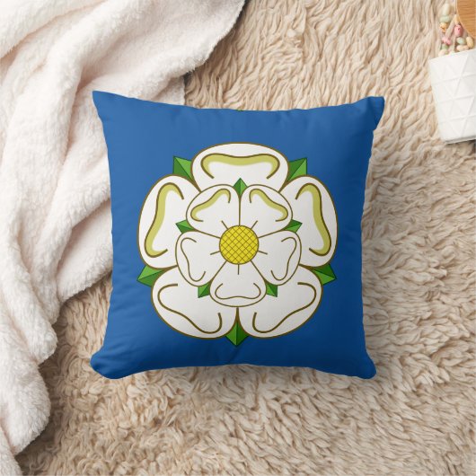 ヨークシャの旗 クッション (ブランケット)