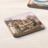 "ヨークシャの衣裳」からの真夏イブは、刻みます コースター (左側)