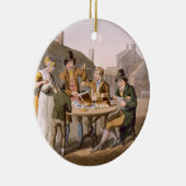 "ヨークシャの衣裳」からの真夏イブは、刻みます セラミックオーナメント (右)