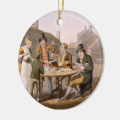 "ヨークシャの衣裳」からの真夏イブは、刻みます セラミックオーナメント (左)