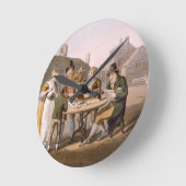 "ヨークシャの衣裳」からの真夏イブは、刻みます ラウンド壁時計 (傾斜)