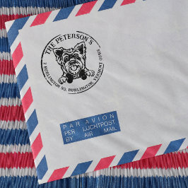 ヨークシャカスタムイファミリー差出人住所 ラバースタンプ