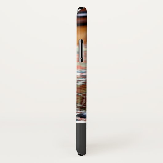 ヨークシャテリアのヨークシャーテリアのお母さんはあなたの犬の写真を加えます Case-Mate iPhoneケース (裏面/右)