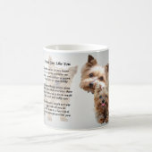 ヨークシャテリアの友人の詩のマグ コーヒーマグカップ (中央)