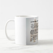 ヨークシャテリアの友人の詩のマグ コーヒーマグカップ (左)