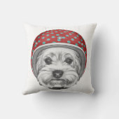 ヨークシャテリアの向こう見ず クッション (裏面)