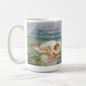 ヨークシャテリアの天使のマグ コーヒーマグカップ (左)