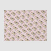 ヨークシャテリアの絵画-かわいい元の犬の芸術 薄葉紙 (正面)