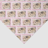 ヨークシャテリアの絵画-かわいい元の犬の芸術 薄葉紙 (詳細)