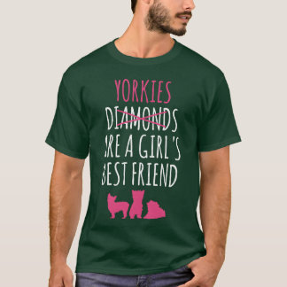 ヨークシャテリアは女子のベストフレンド Tシャツ