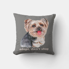 ヨークシャテリアを飼おう、買うな (Yorkshire Terrier) クッション