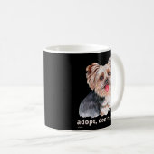 ヨークシャテリアを飼おう、買うな (Yorkshire Terrier) コーヒーマグカップ (正面右)