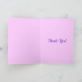 ヨークシャテリア及び花 サンキューカード (内部)