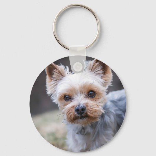 ヨークシャテリア, 犬, ペット キーホルダー (正面)