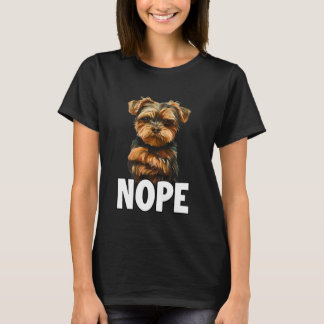 ヨークシャテリア T, 犬の飼い主のための楽しいドッグウォーキングの服 Tシャツ