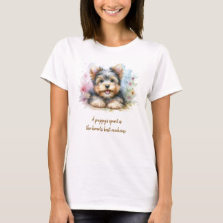 ヨークシャテリアTシャツ 寄せ書き Tシャツ