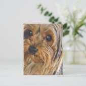 ヨークシャーのテリア葉書を閉じる ポストカード (スタンド正面)