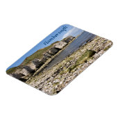 ヨークシャーのフラムボローでノースランディング写真 マグネット (左側)