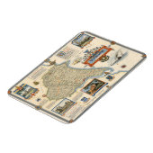 ヨークシャーの地図:イーストライディング マグネット (左側)